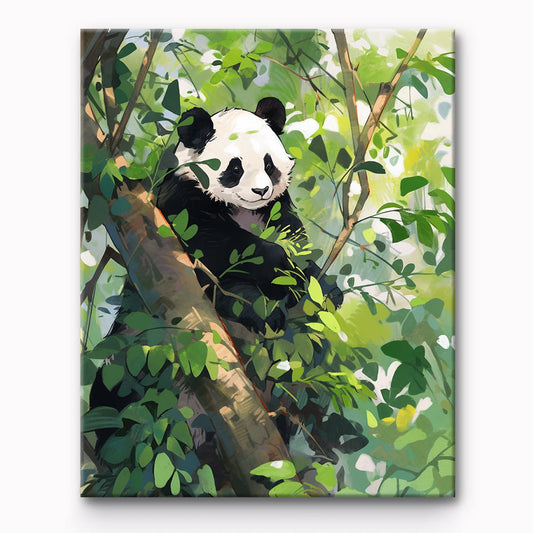 Panda Bear Painting By Number 1