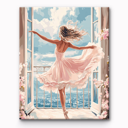 Ballet Girl Painting By Number 1