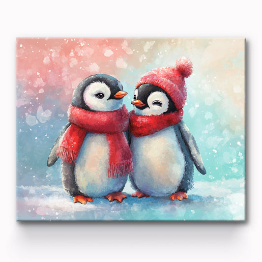 Penguin Painting By Number 1
