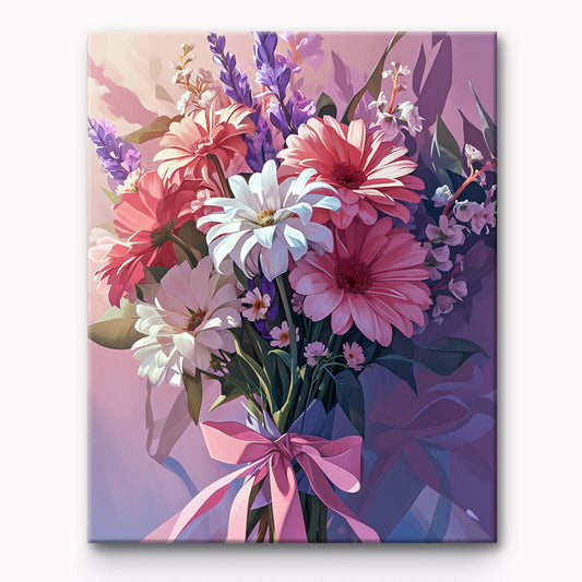 Flower Painting By Number 1