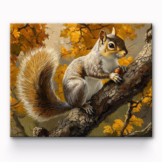 Squirrels Painting By Number 1