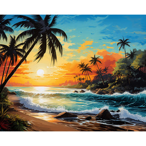 Beaches Painting By Number 2
