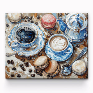Enjoy Afternoon Tea Time Painting By Number 1