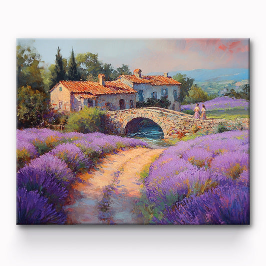 Hometown Lavender Painting By Number 1