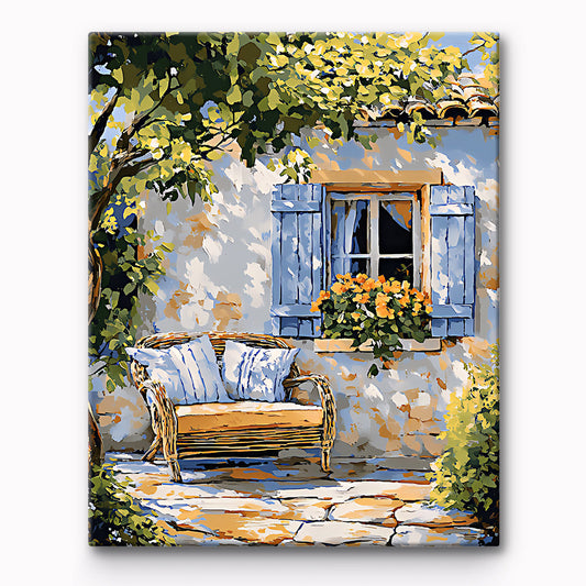 Window View Painting By Number 1