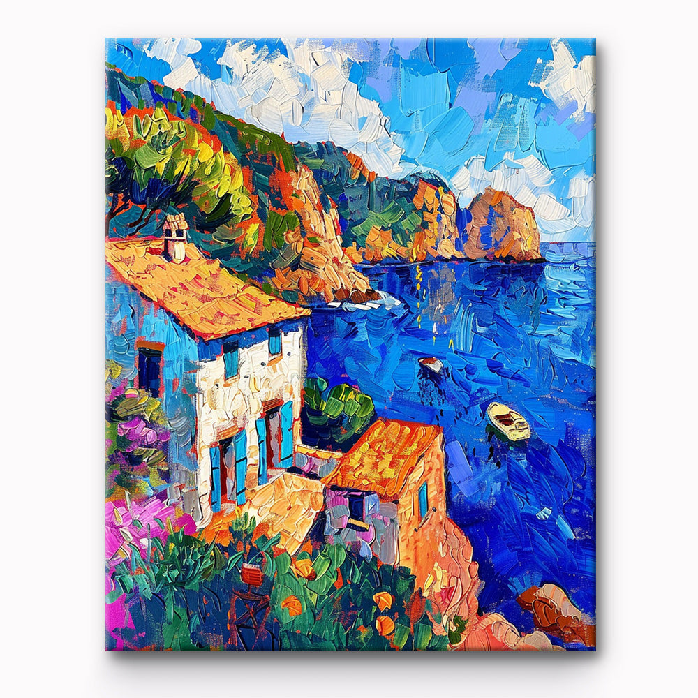 Beachside City Painting By Number 1