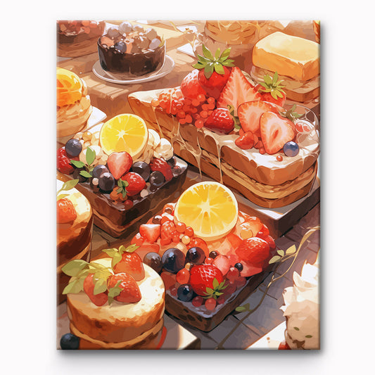 Cake Party Painting By Number 1