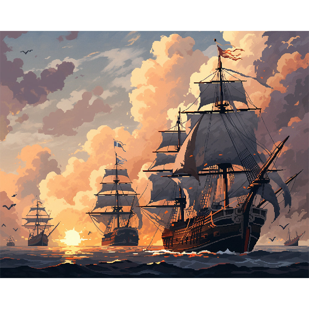 Sailboat Painting By Number 2