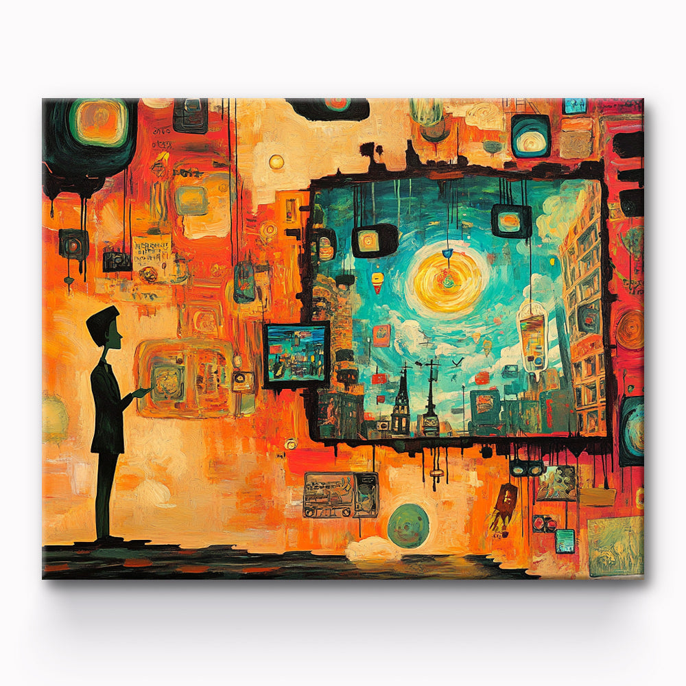 Urban Symphony Urban Melody Painting By Number 1