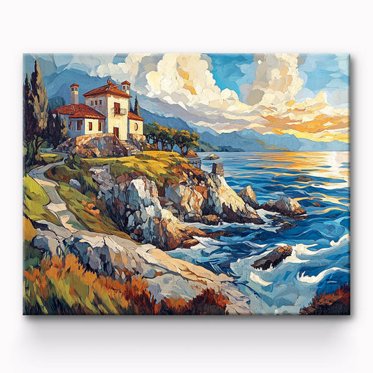 House on the Beach Painting By Number 1