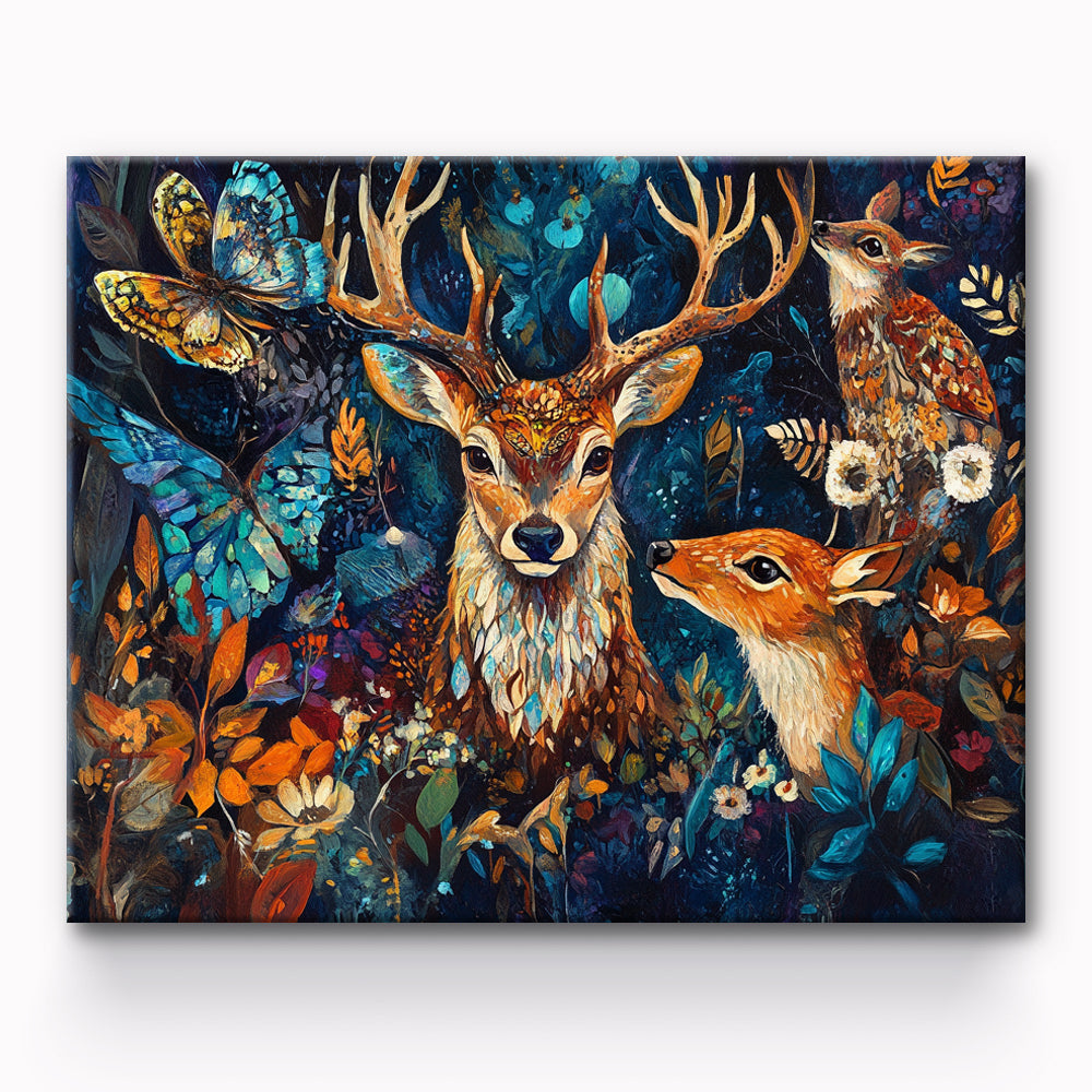 Deer Painting By Number 1