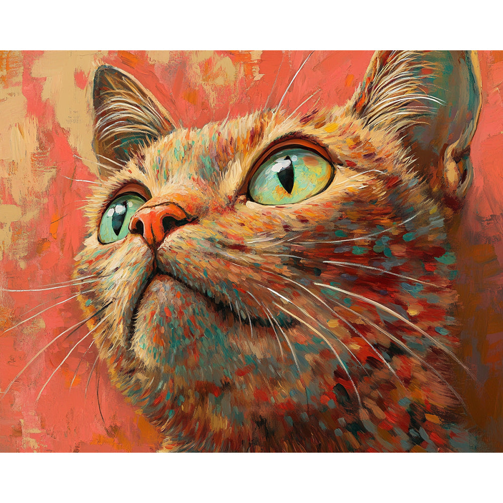 Cat Portrait Painting By Number 2