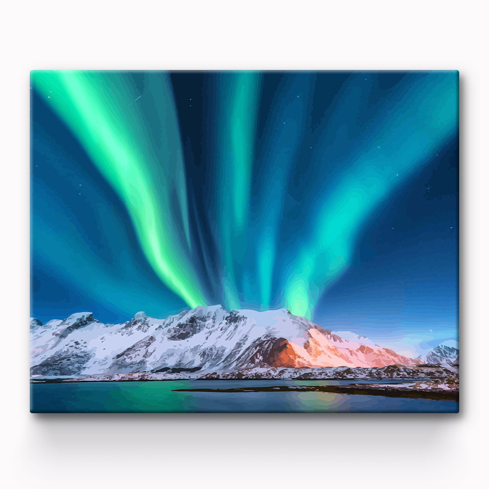 Northern Lights Painting By Number 1