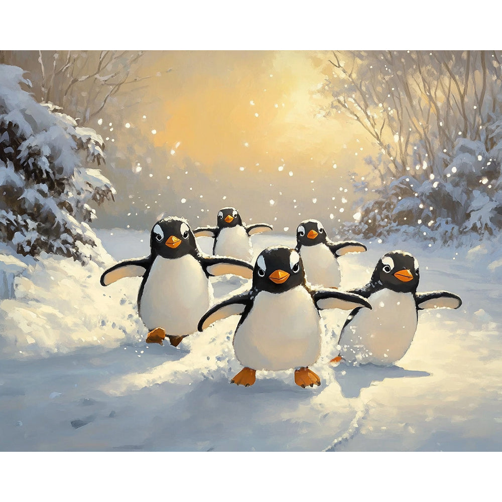 Penguin Painting By Number 2