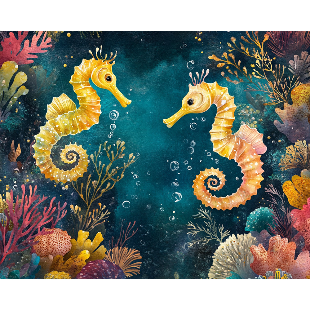 Seahorse Painting By Number 2
