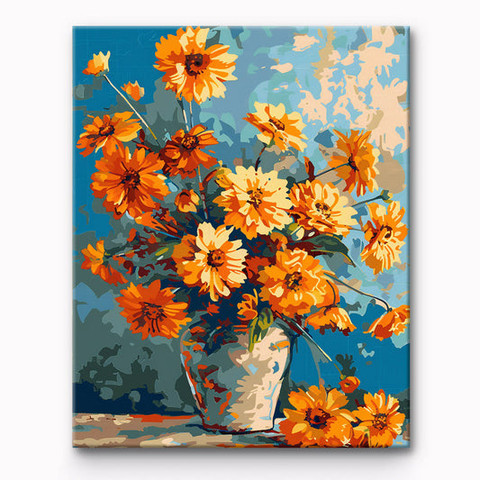 Chrysanthemum Flower Painting By Number 1