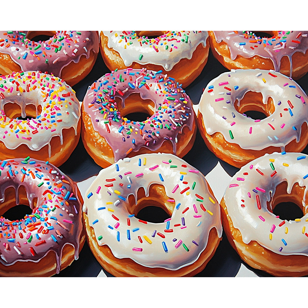 Doughnut Food Painting By Number 2