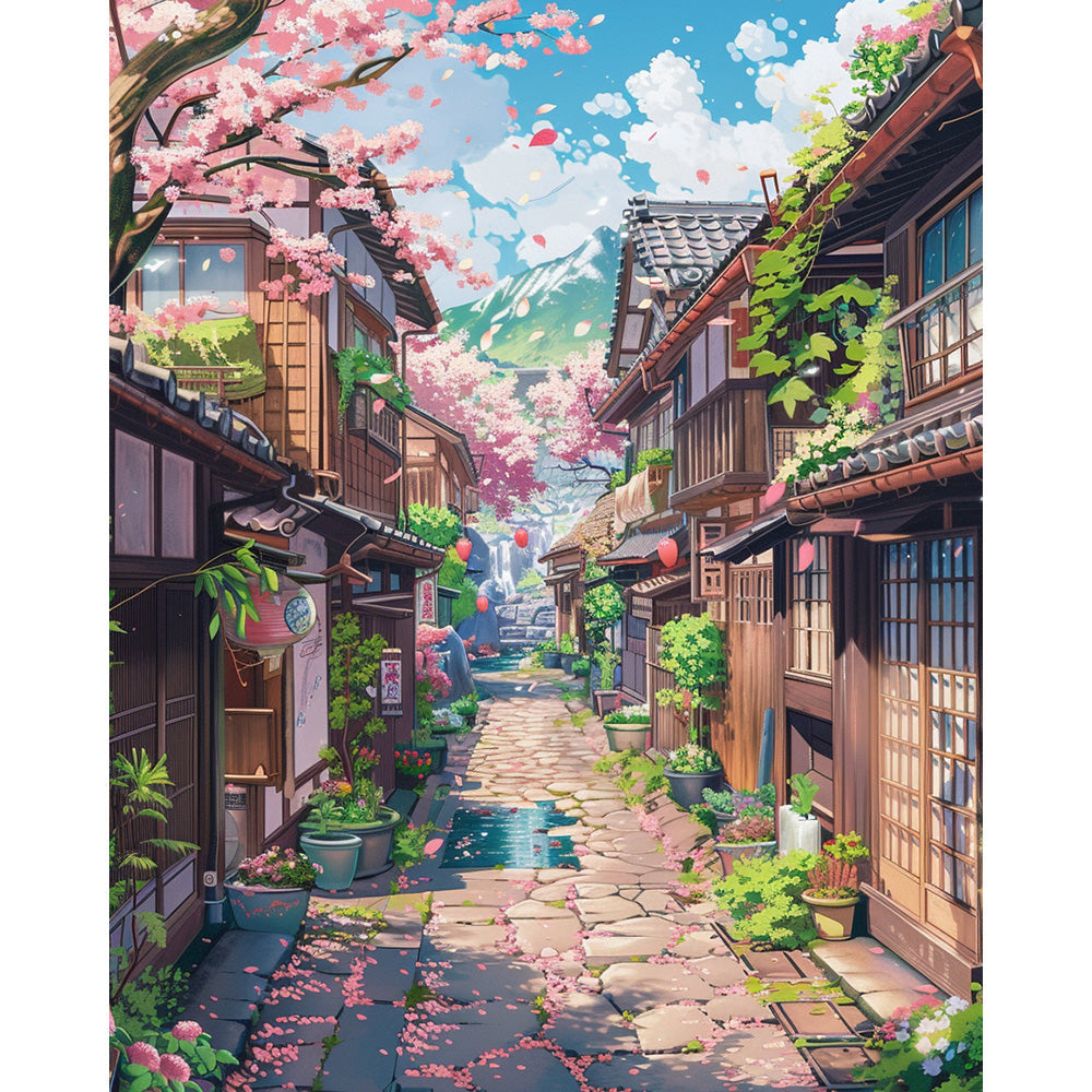 Alley View Painting By Number 2