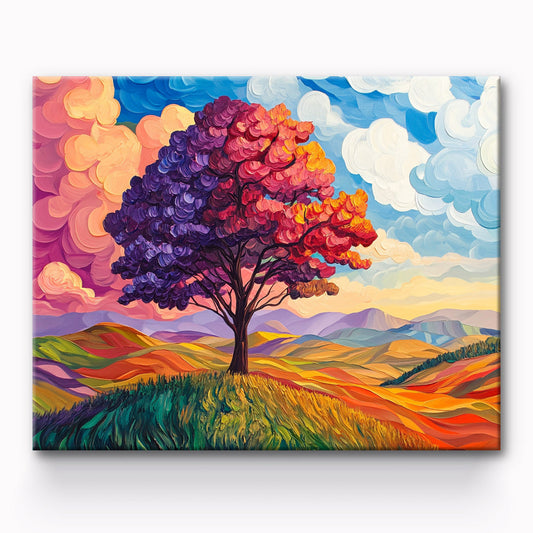 Trees Painting By Number 1