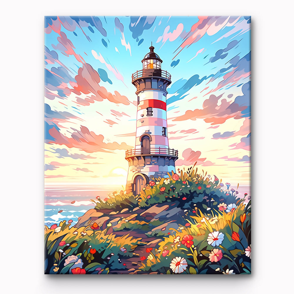 Lighthouses Painting By Number 1