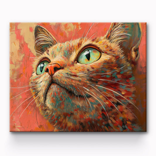 Cat Portrait Painting By Number 1
