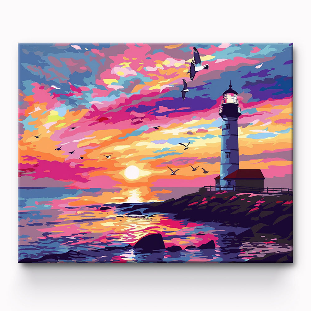 Lighthouse Painting By Number 1