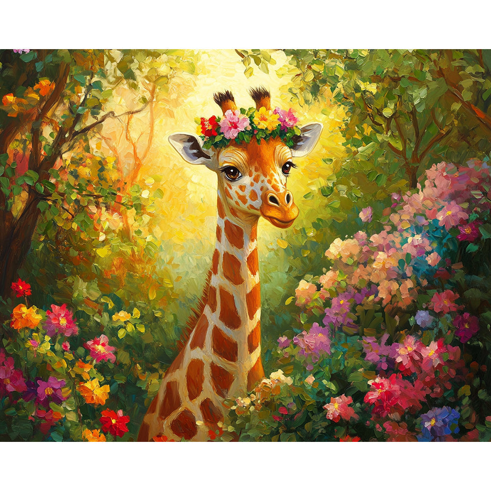 Giraffe Painting By Number 2