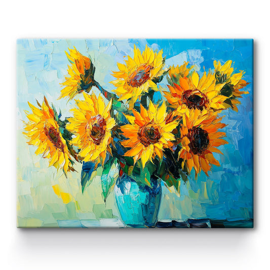 Sunflower Painting By Number 1