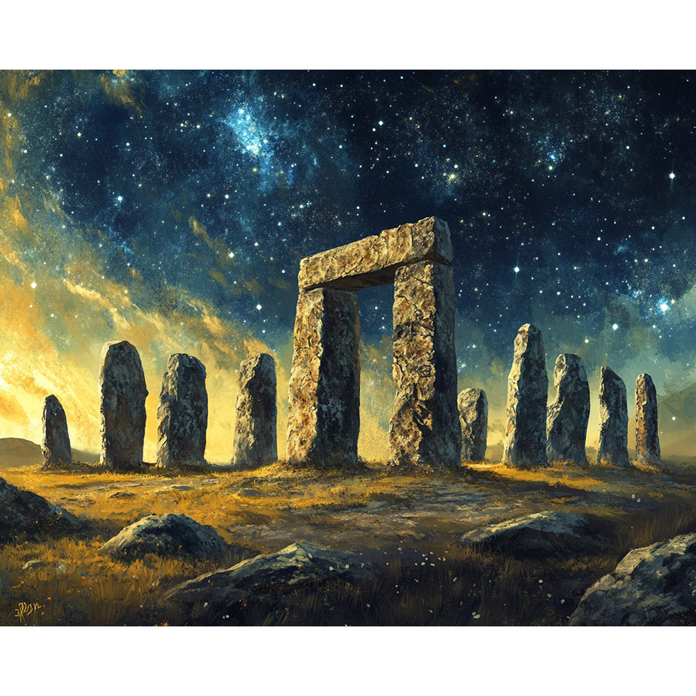 Stonehenge Landscape Painting By Number 2