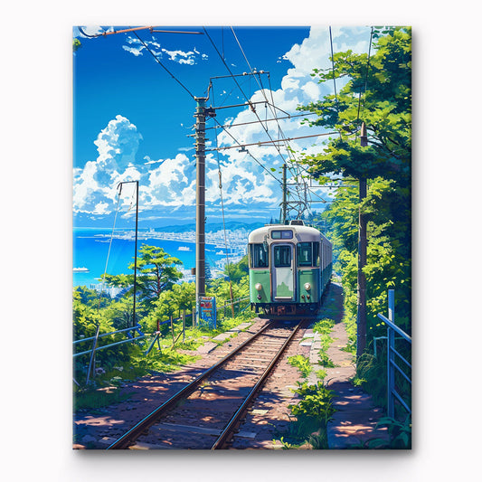 Train Tracks Painting By Number 1