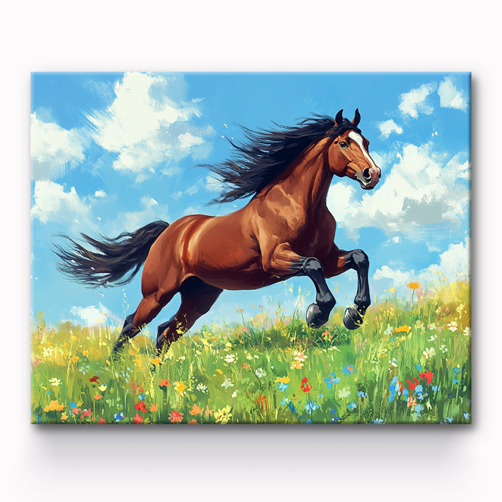 Horse Painting By Number 1