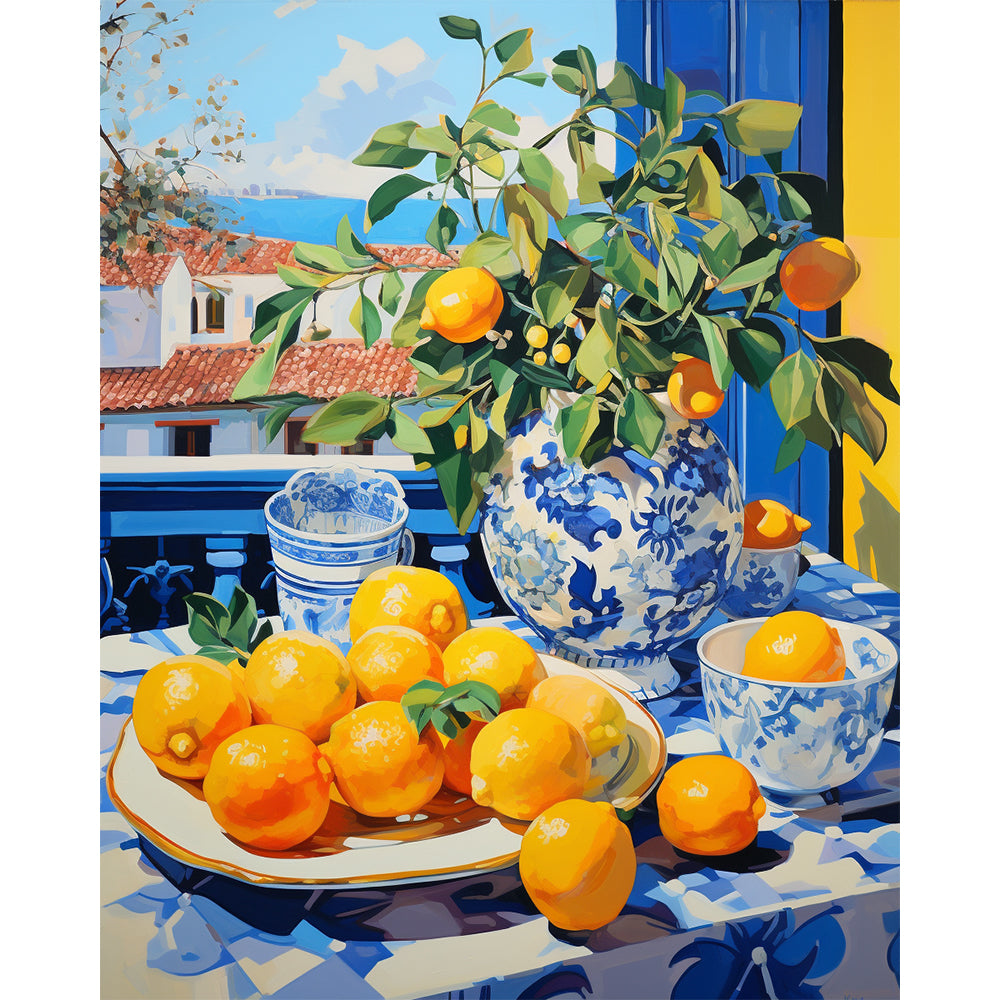 Lemon Painting By Number 2