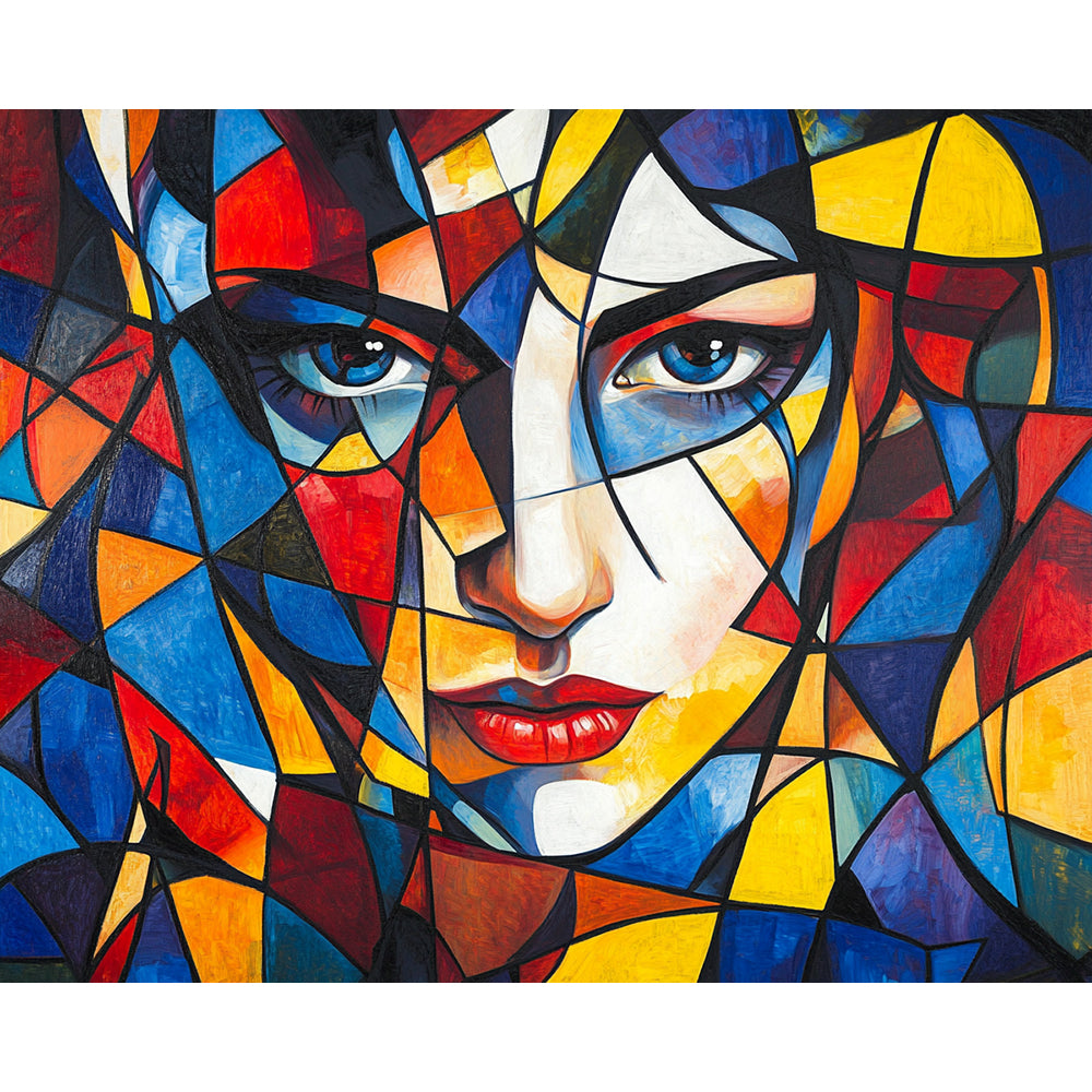 Geometry-Portrait Painting By Number 2
