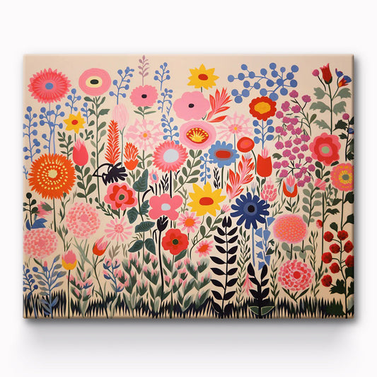 Flower Painting By Number 1
