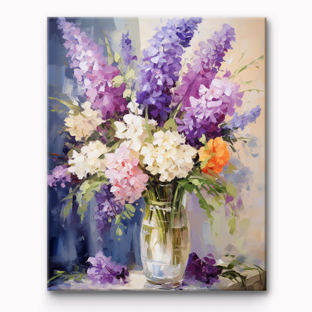 Flowers Painting By Number 1