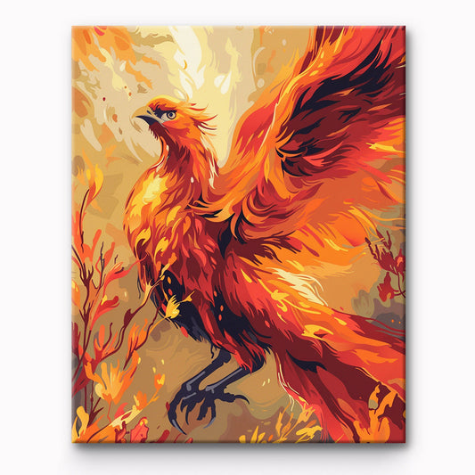 Phoenix Painting By Number 1