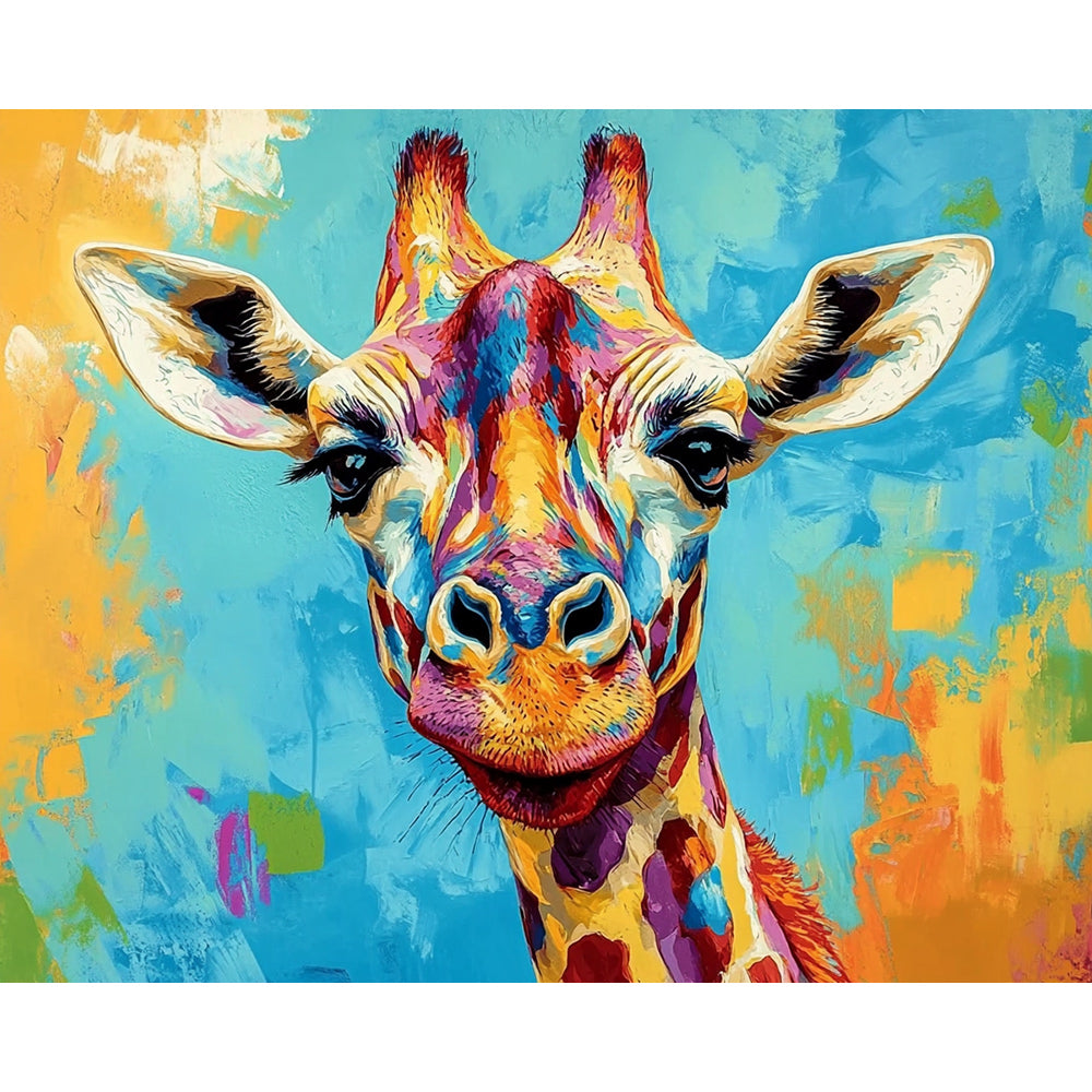 Giraffe Painting By Number 2