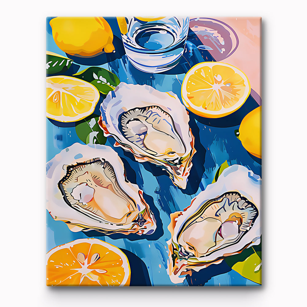 Oyster Lemon Painting By Number 1