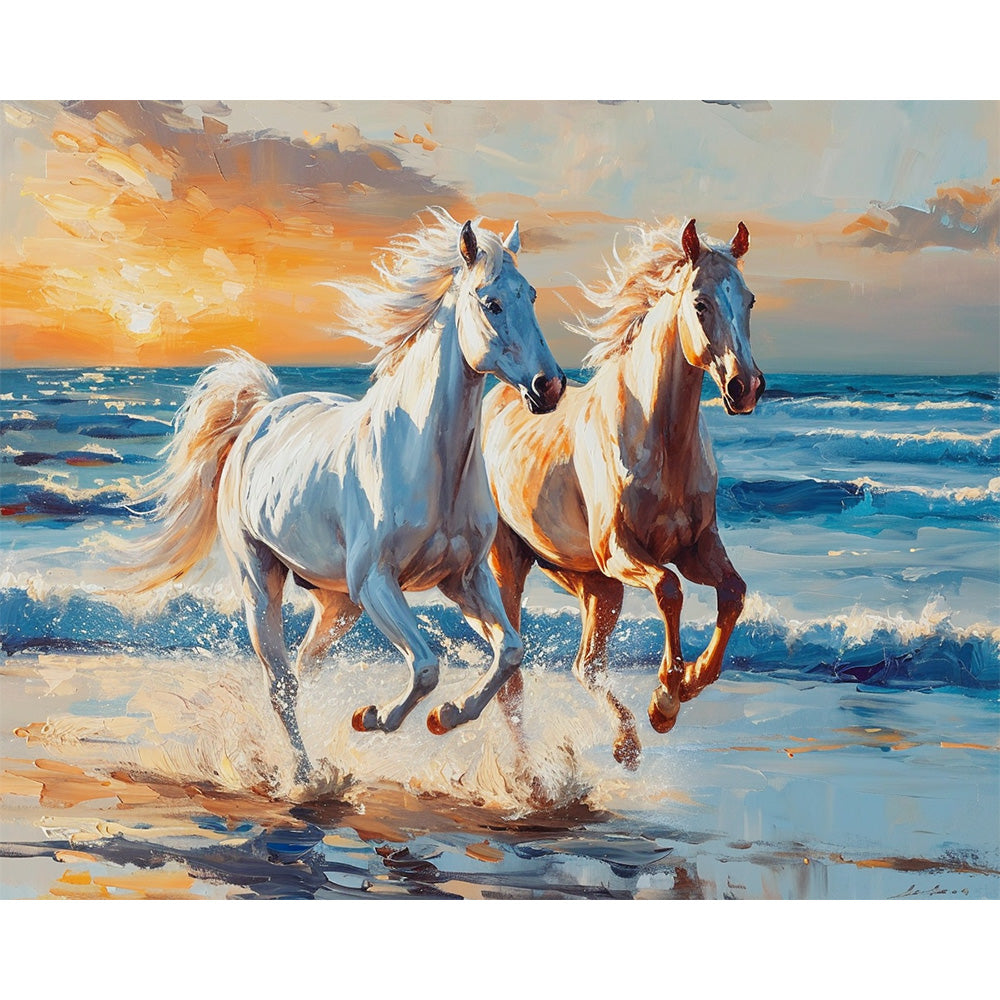 Running Horse Painting By Number 2