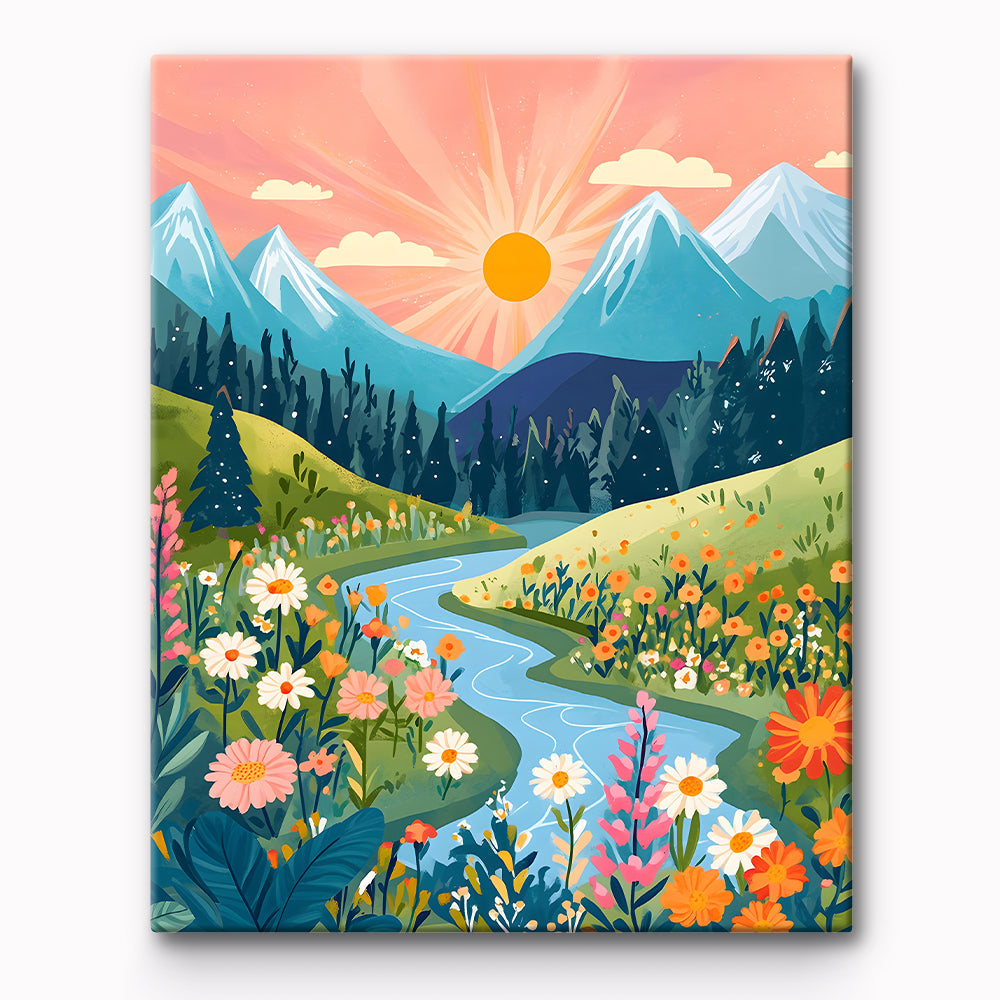 Valley Landscape – Art Weft