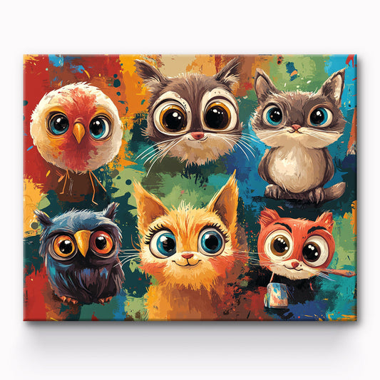 Portraits of animals Painting By Number 1
