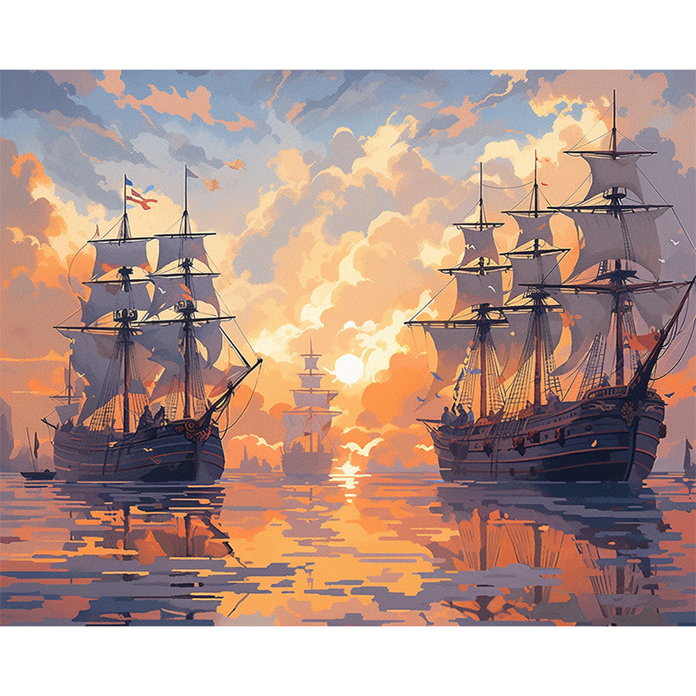 Sailboat Painting By Number 2