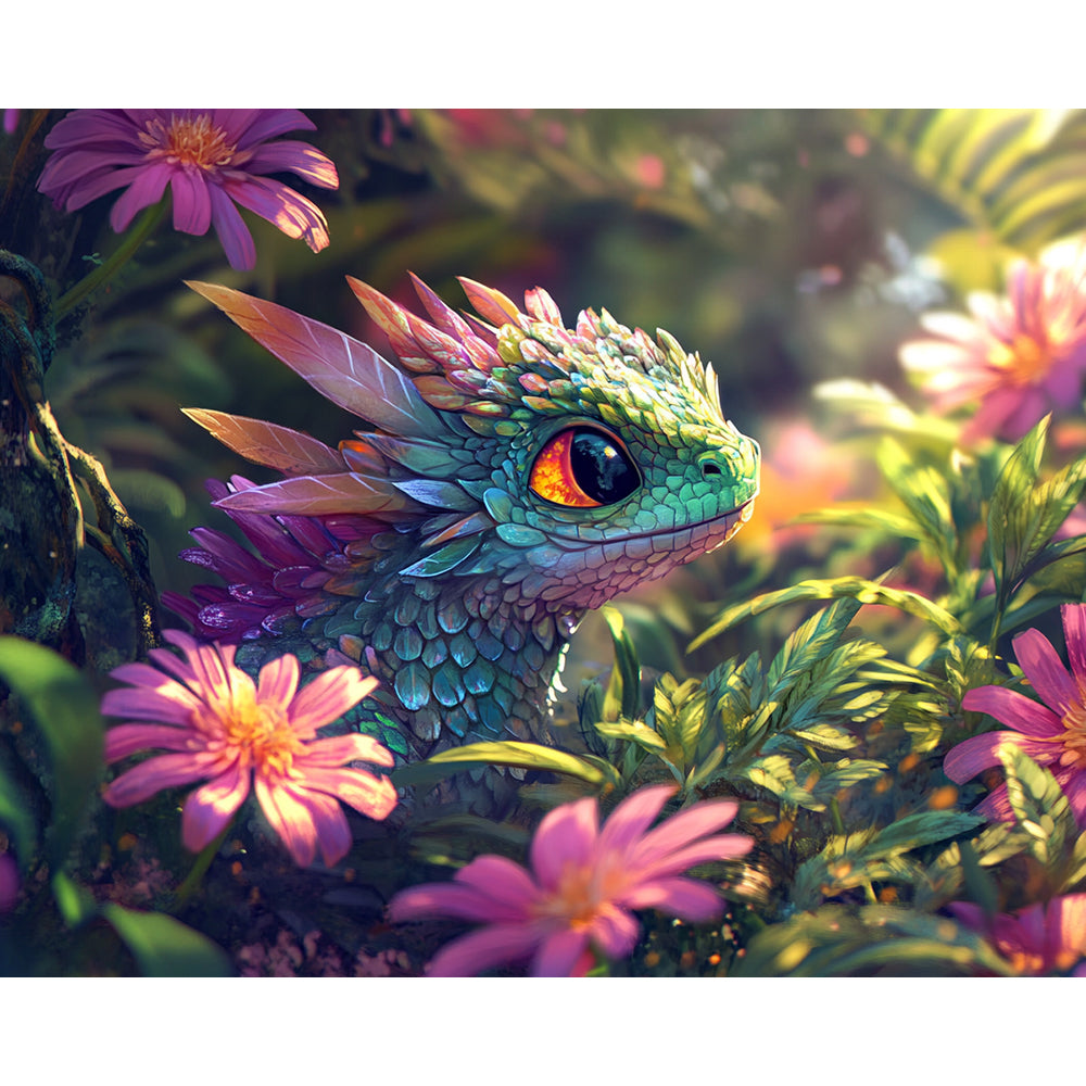 Fantastic Lizard Painting By Number 2