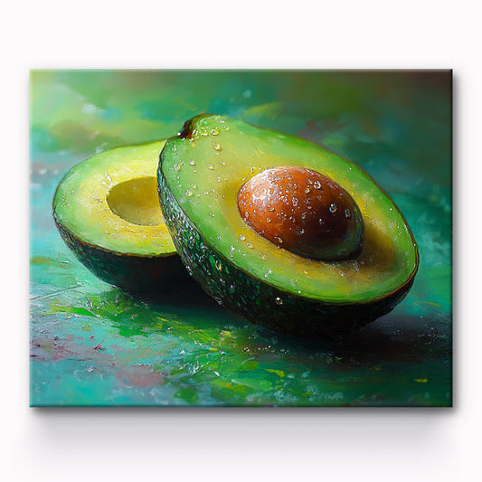 Avocado Portray Painting By Number 1