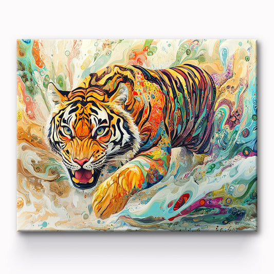 Tiger Painting By Number 1