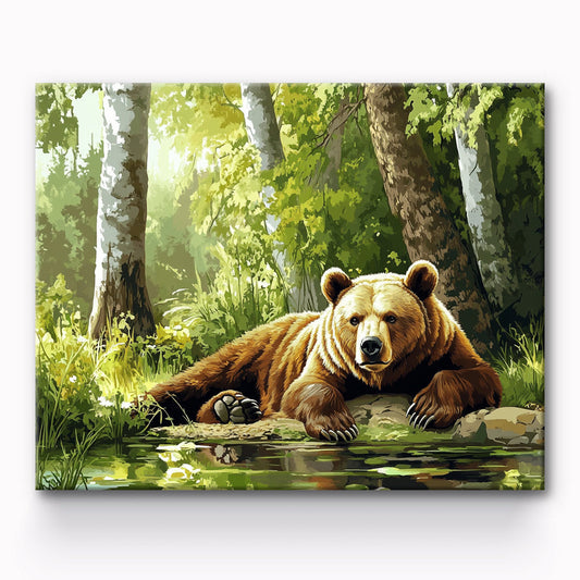 Bear Painting By Number 1