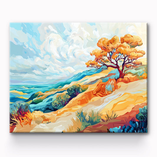 Mountain Landscape Painting By Number 1