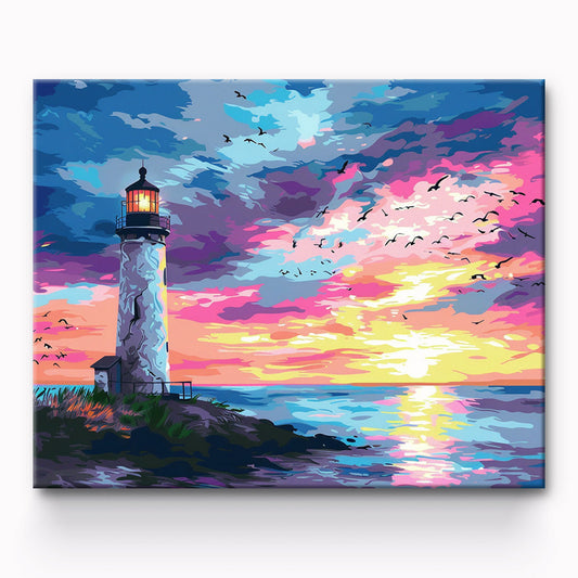 Lighthouse Painting By Number 1