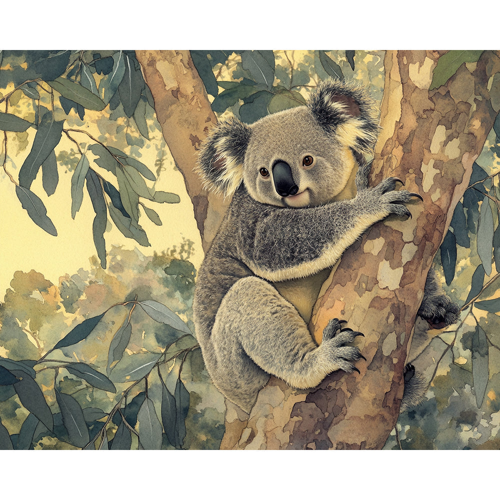 Tree Sloth Painting By Number 2