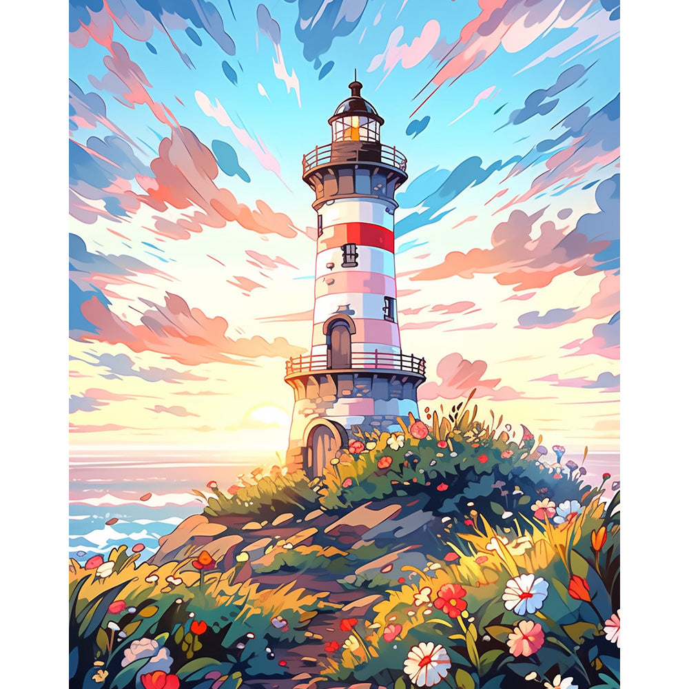 Lighthouses Painting By Number 2